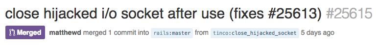 merged pull request