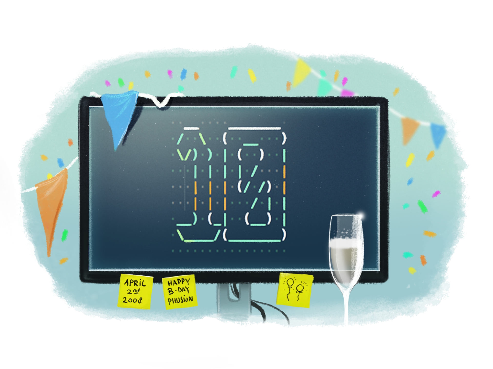 Happy birthday to us!